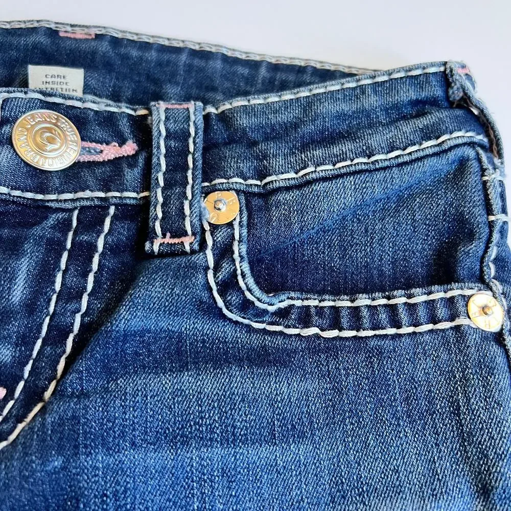 True Religion Big T Stitched Denim Jeanss - Picture 6 of 11